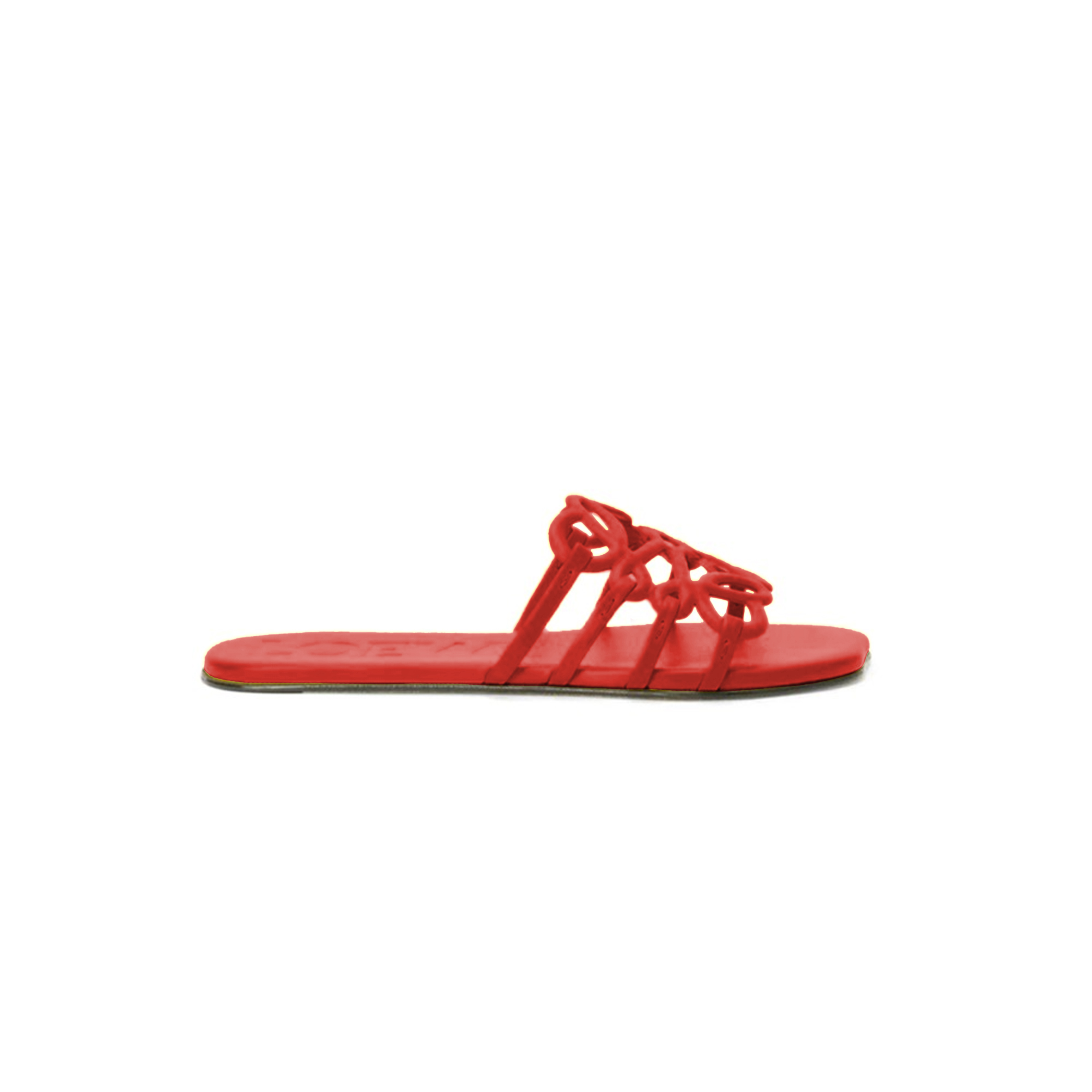 LOEWE PETAL ANAGRAM SLIDE IN SOFT CALFSKIN LLSP465X08 LOEWE PETAL ANAGRAM SLIDE IN SOFT CALFSKIN LLSP465X08